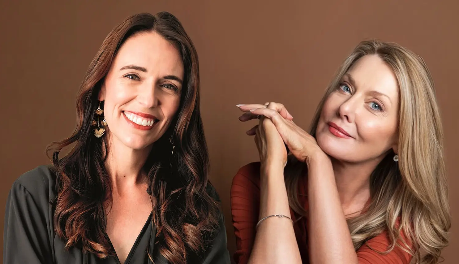 Jacinda Ardern and Anna Funder