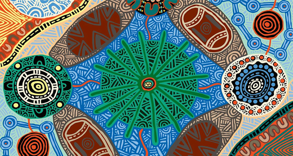 One Sydney, Many People artwork by Luke Penrith