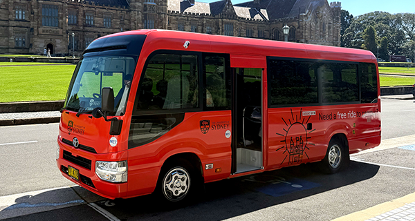 university shuttle bus