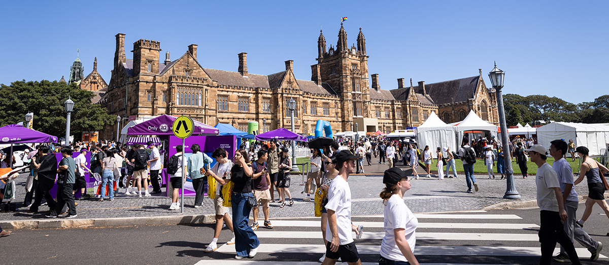 The Quad during Welcome Fest