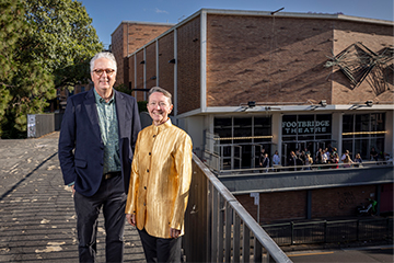 Mark Scott and Anna Reid at the Footbridge Theatre