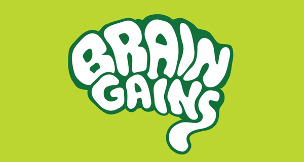 green background with text reading 