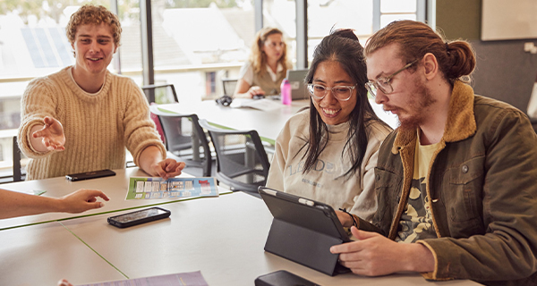Students in a classroom
