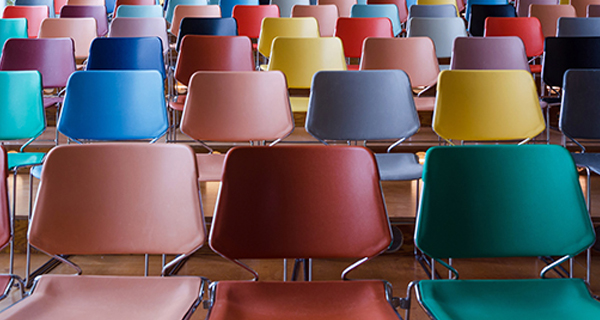 Colourful chairs