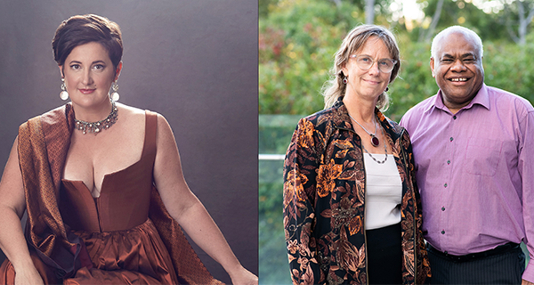 An image of three music researchers.