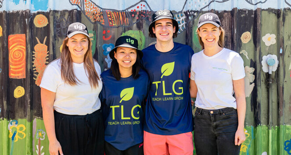 Teach Learn Grow volunteers