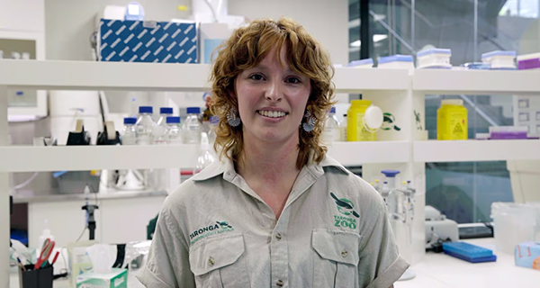 Abbey, conservation student